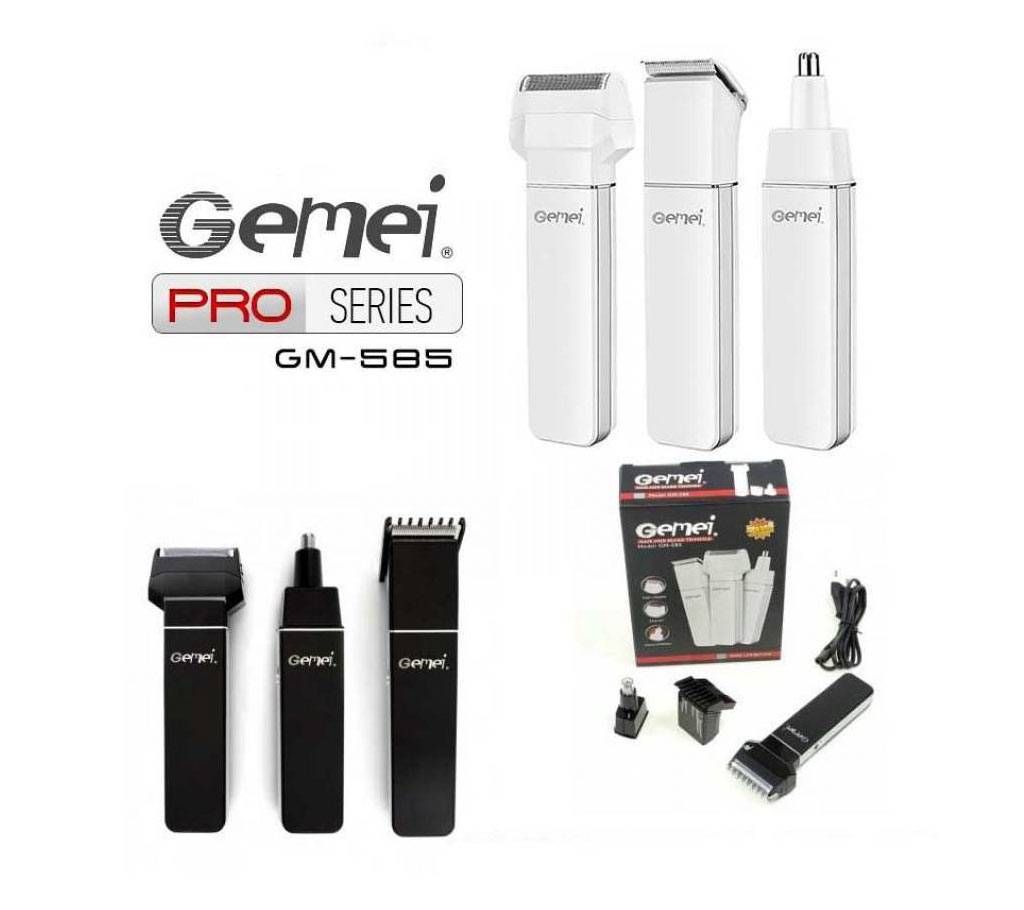 Gemei GM 585 shaver with 3 in 1