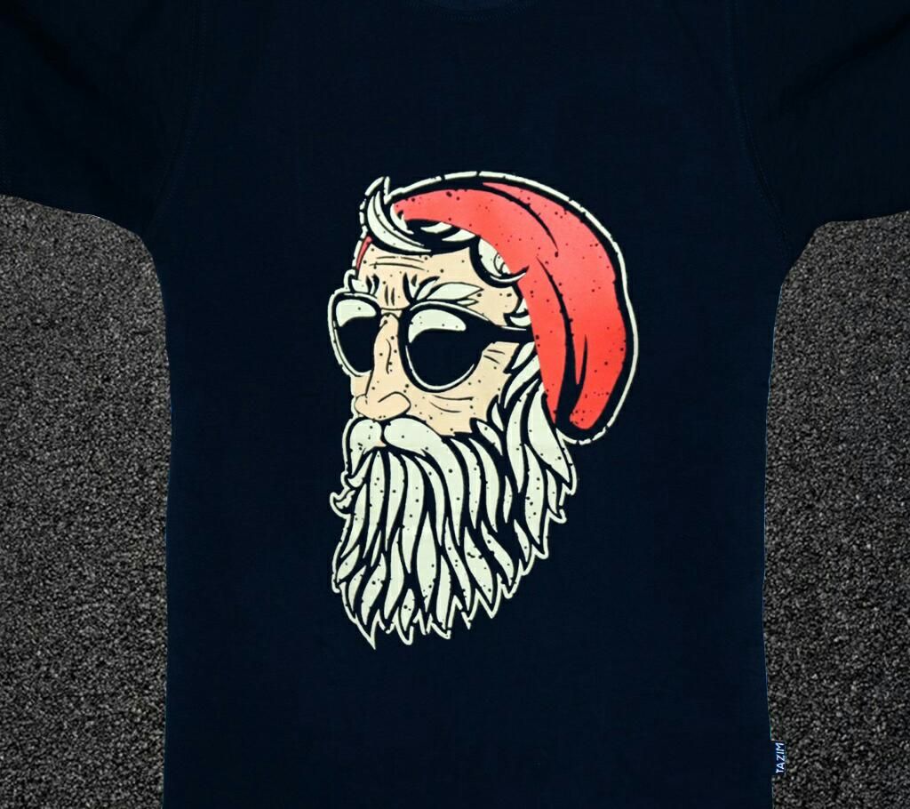 Beard Menz Round Neck T-Shirt