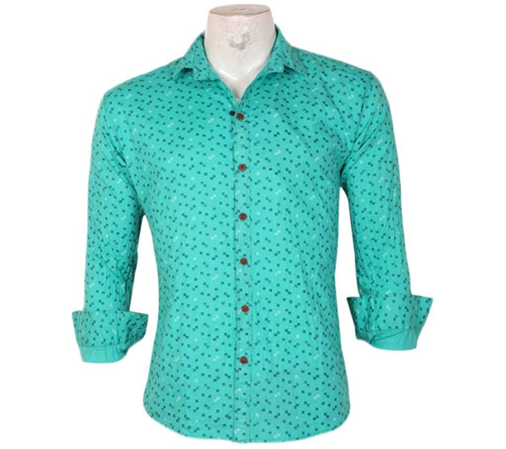 Menz Indian full sleeve cotton casual shirt