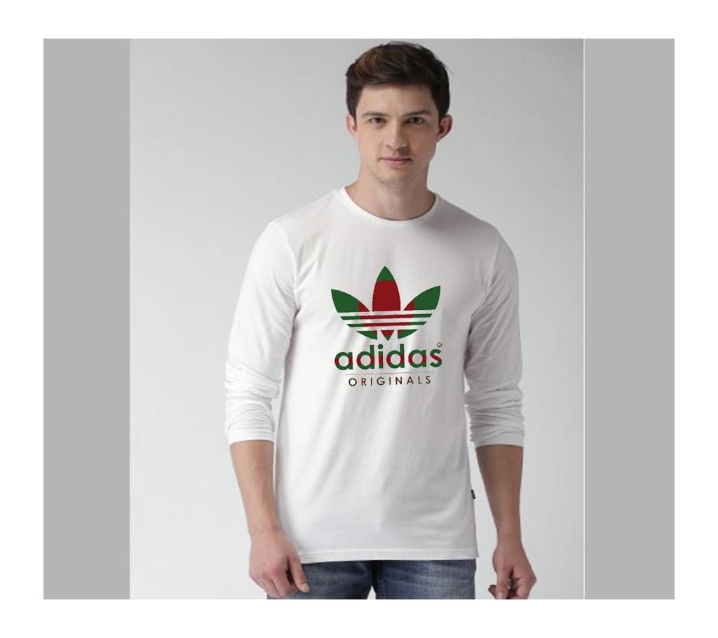Adidas printed Men's Full Sleeve T- shirt copy 