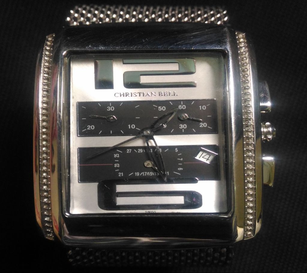 Christian Bell Swiss Made chronograph Wrist Watch 