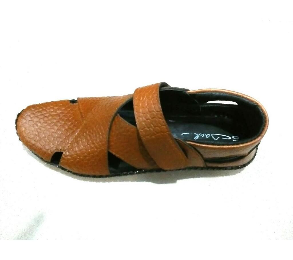 Lather sandal shoes for men