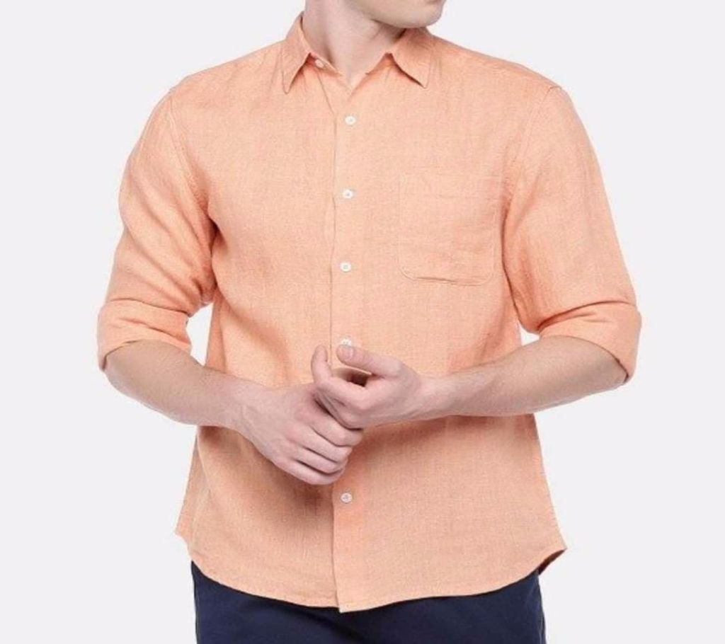Trendy DUDE Half Sleeve Cotton Shirt For Men