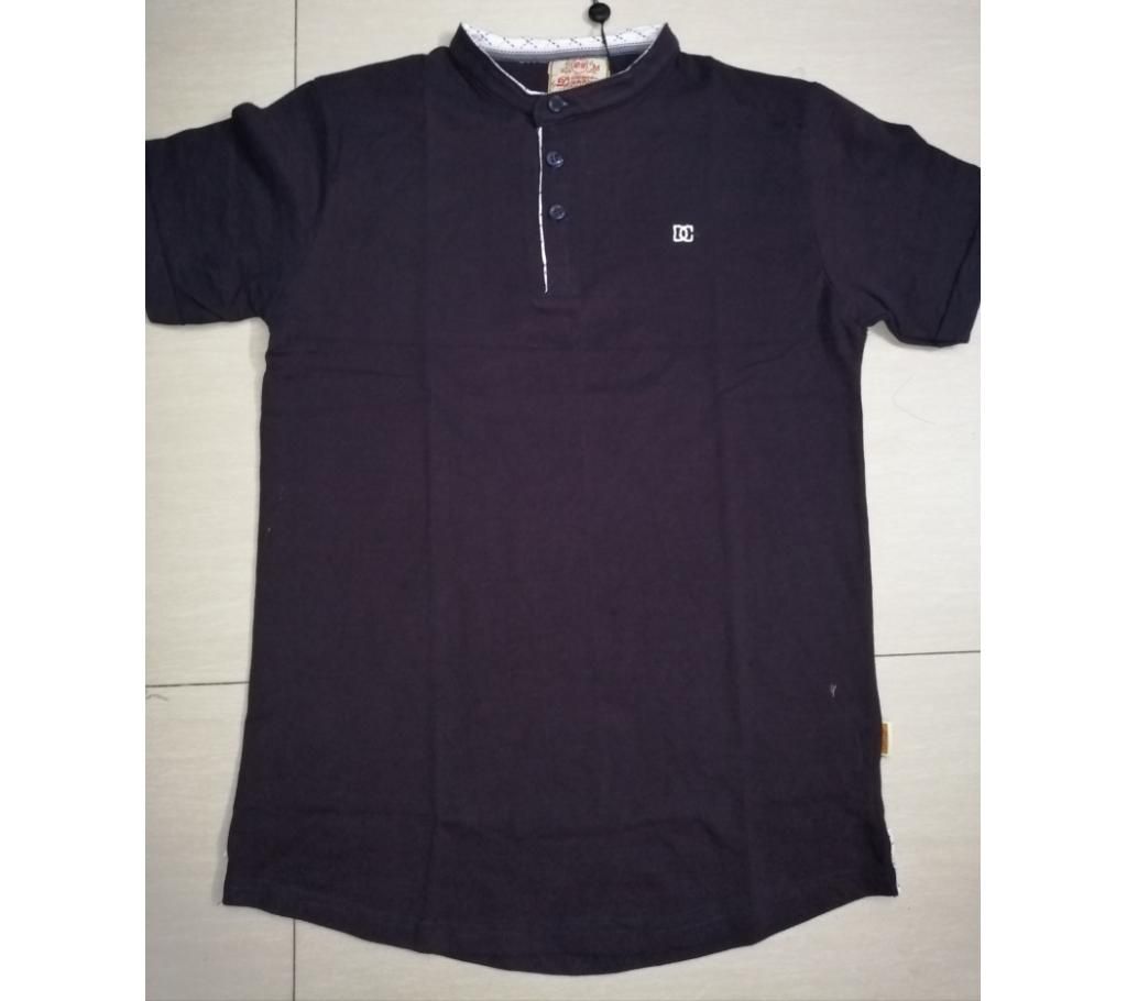 Gents Half Sleeve Cotton Ven Collar T Shirt
