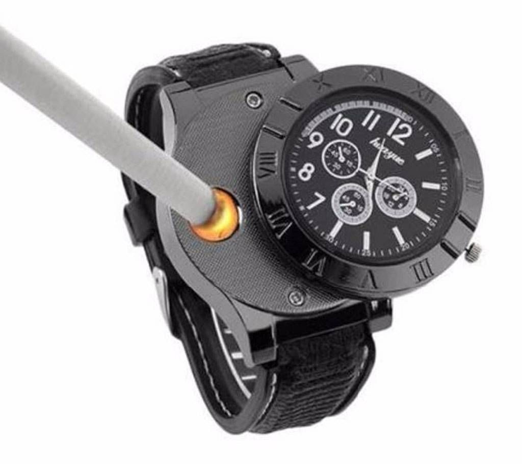 USB Rechargeable Lighter Watch