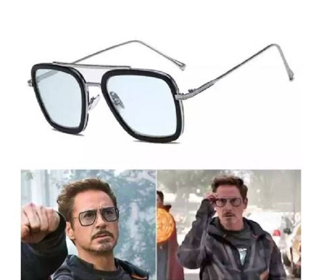 Avengers Tony Stark Sunglasses Men Metal Square iron man Glasses Steampunk Sun Glasses Male