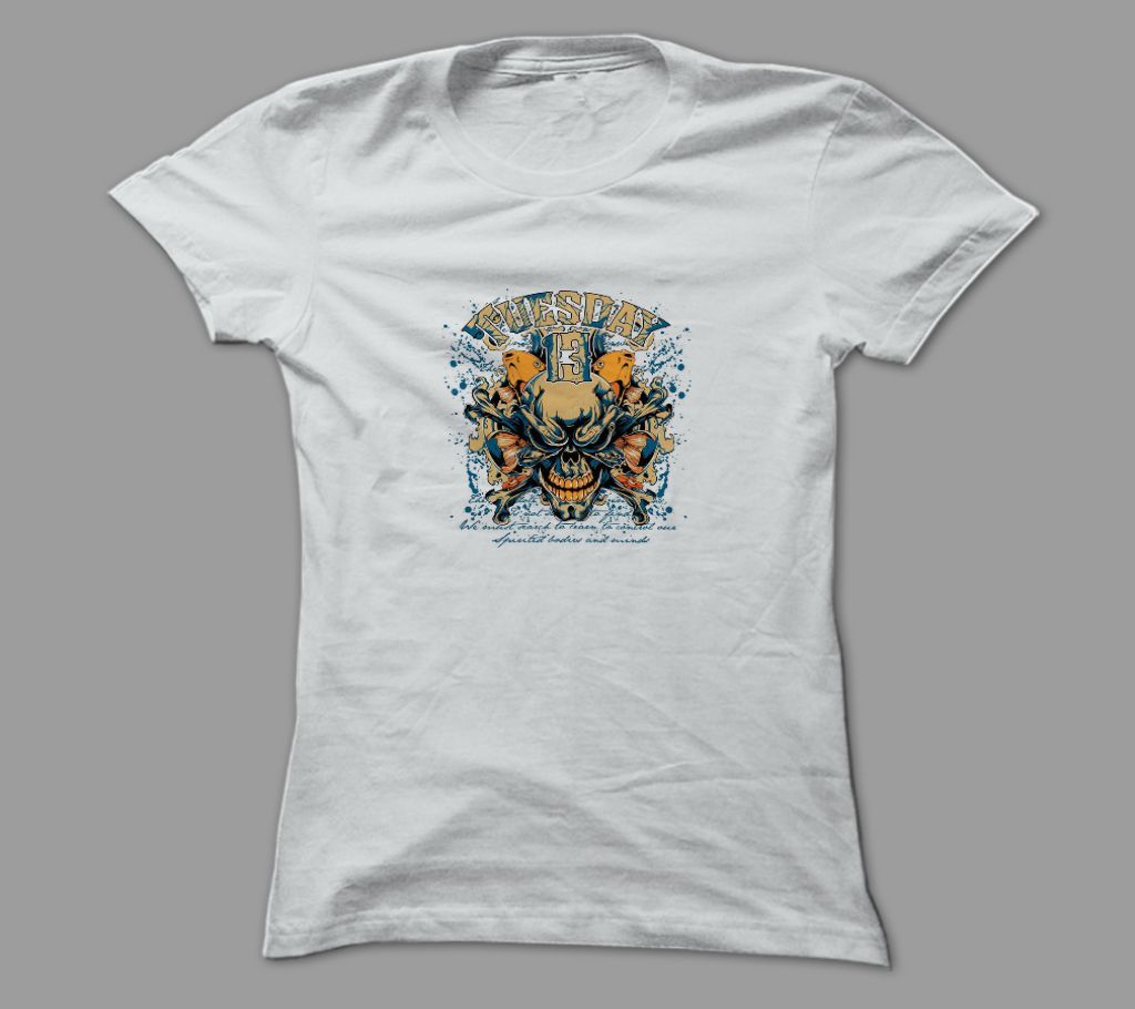Tuesday 13 White Polyester T-Shirt
