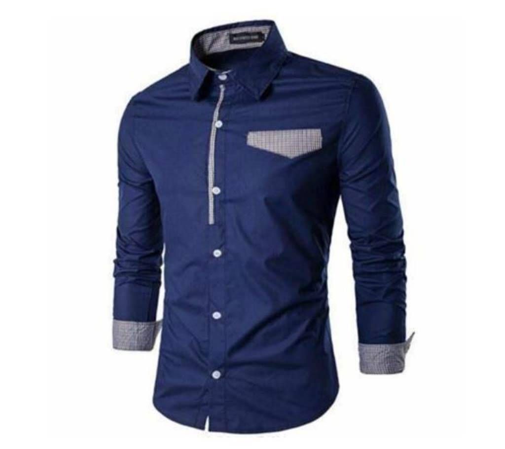 Casual Shirt For Men Blue  Upf
