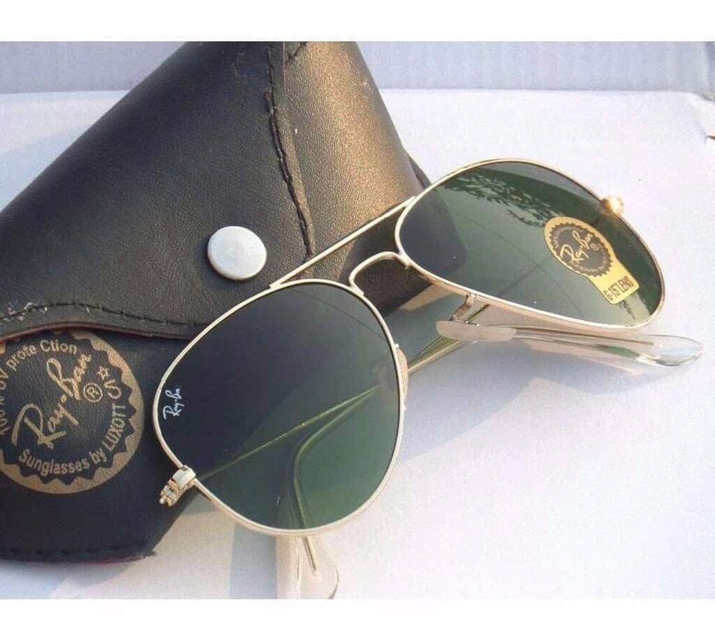 Ray Ban Aviator Men's Sunglasses - Golden Frame - Copy