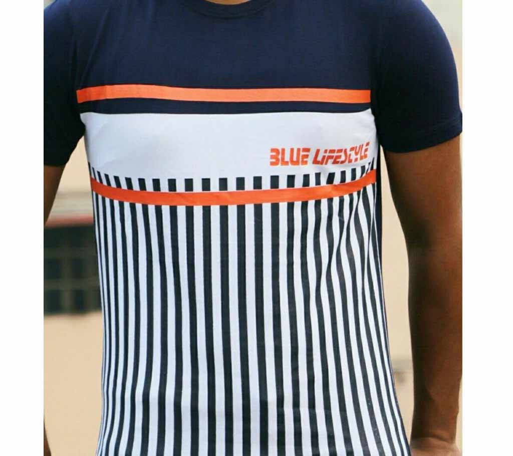 Stylish Dark Blue T-Shirt