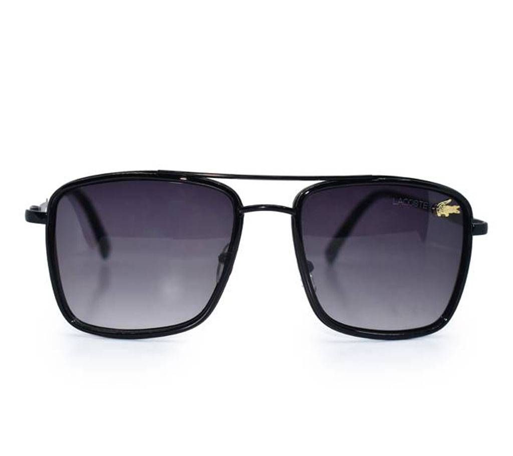 Black Frame Black and Violet Shade Sunglasses for Men