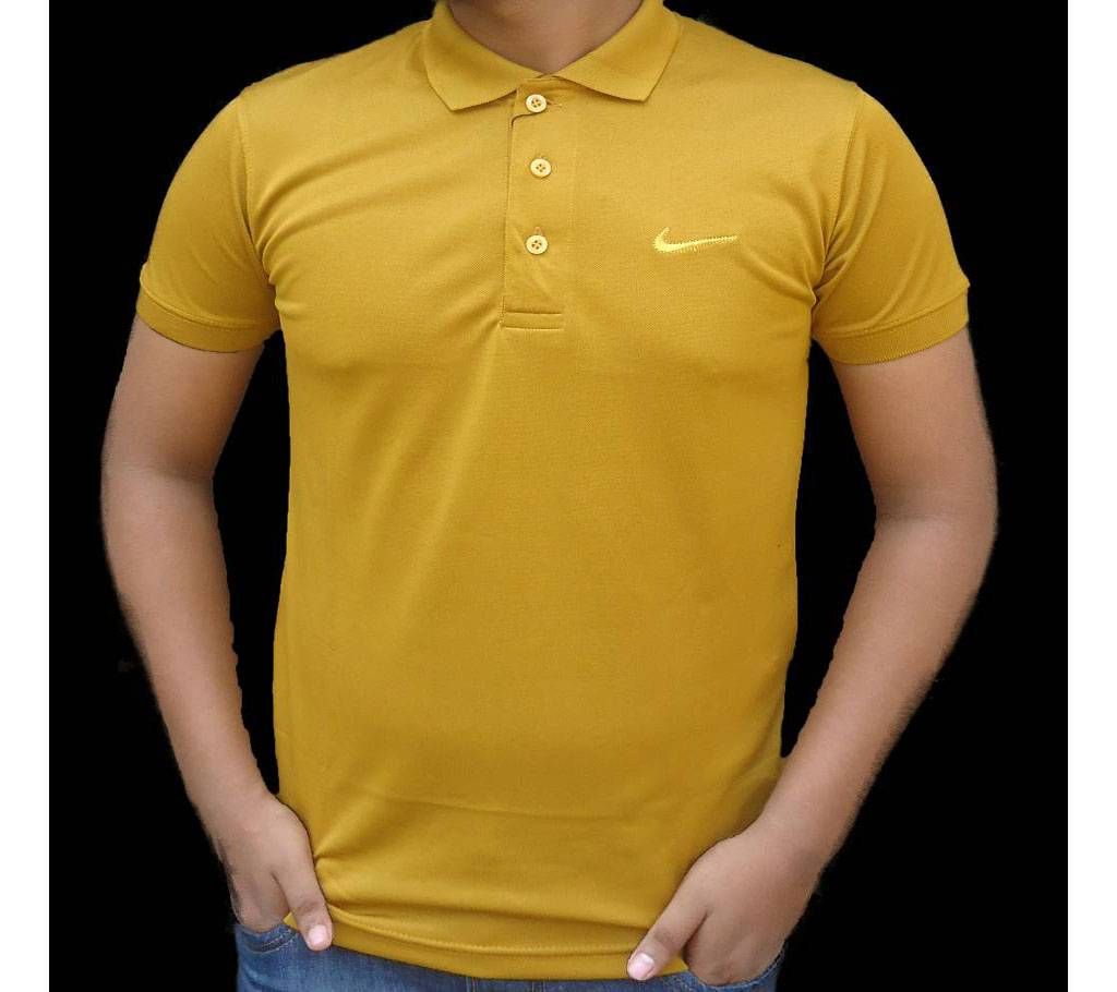 Menz Half Sleeve Polo Shirt - yellow