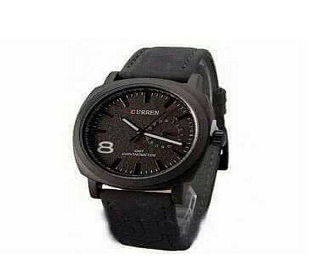Analog Wrist Watch For Men - Black