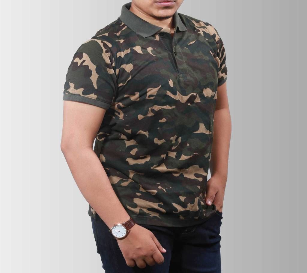Camo Polo Shirt For men