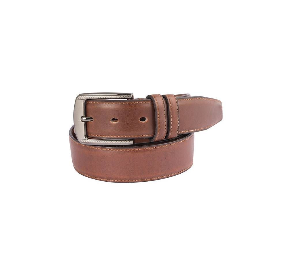 Brown Shades Leather Formal Belt  for Men