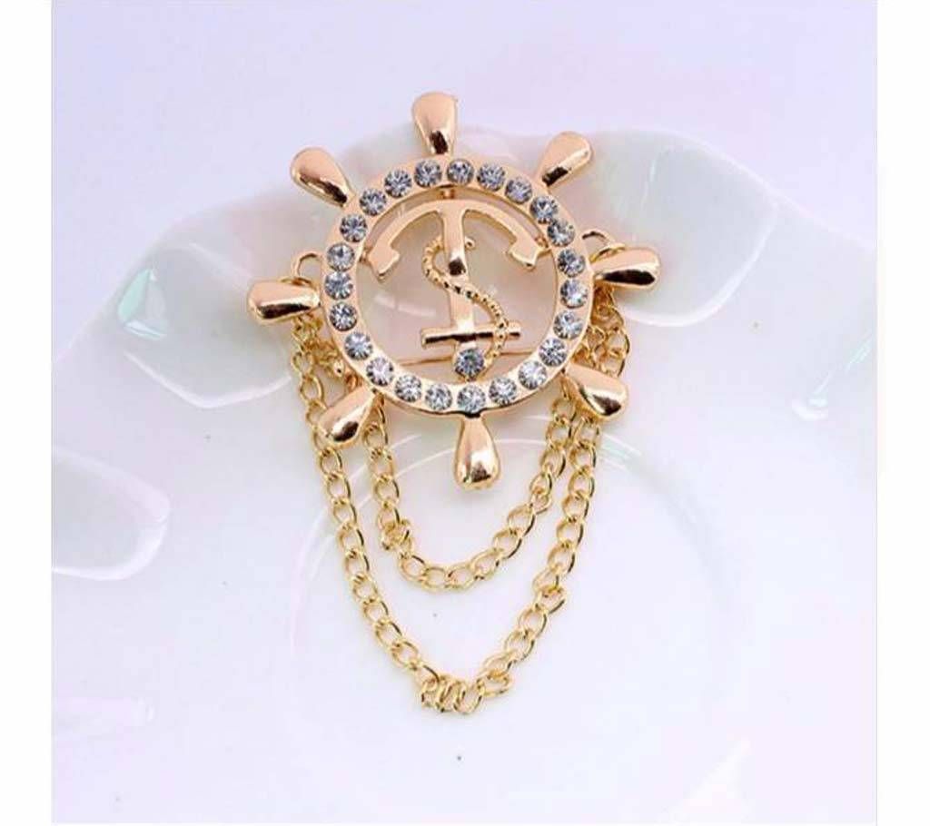 Brooches Chain Metal Badge