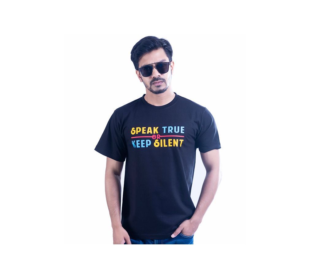 Mens Half Sleeve Cotton T-Shirt T-15