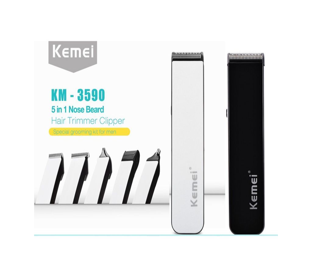 Kemei KM-3590 5-in-1 Professional 5 Blades Shaver Cutting Shaving Machine