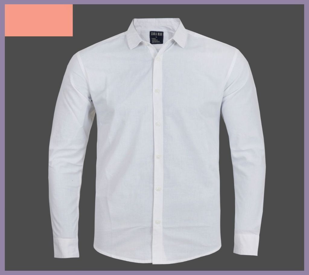 Off White Long Sleeve Shirt for Men