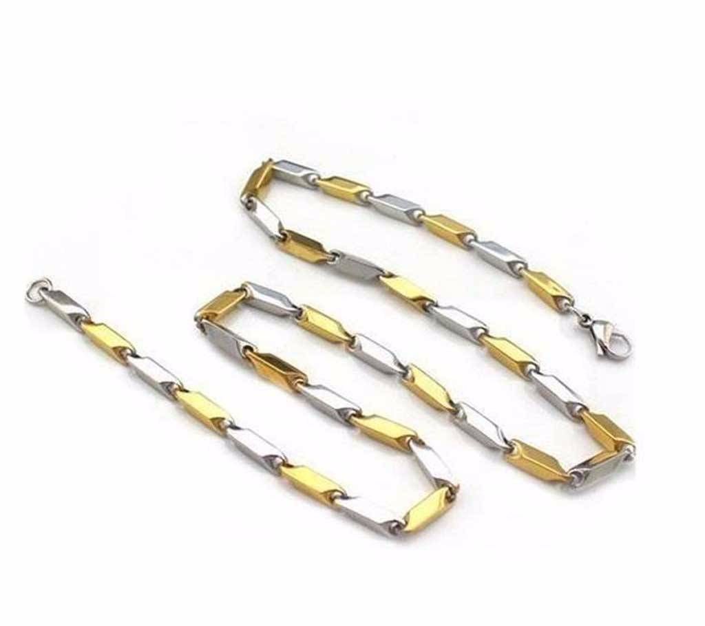 Peora Magic Stones Stainless Steel Chain