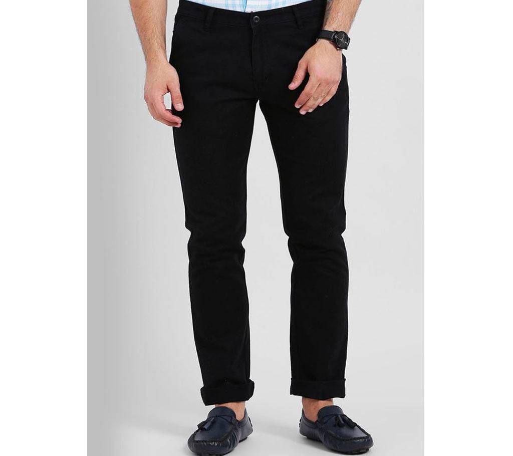 Gabardine pant for men  - Black 07 - BBF