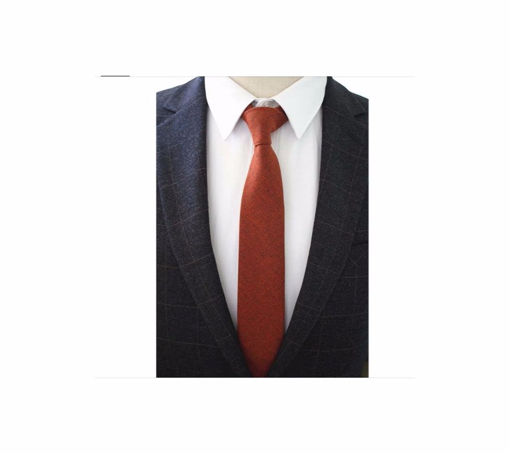 Cotton 2.4 Inch Slim Cashmere Wool Ties