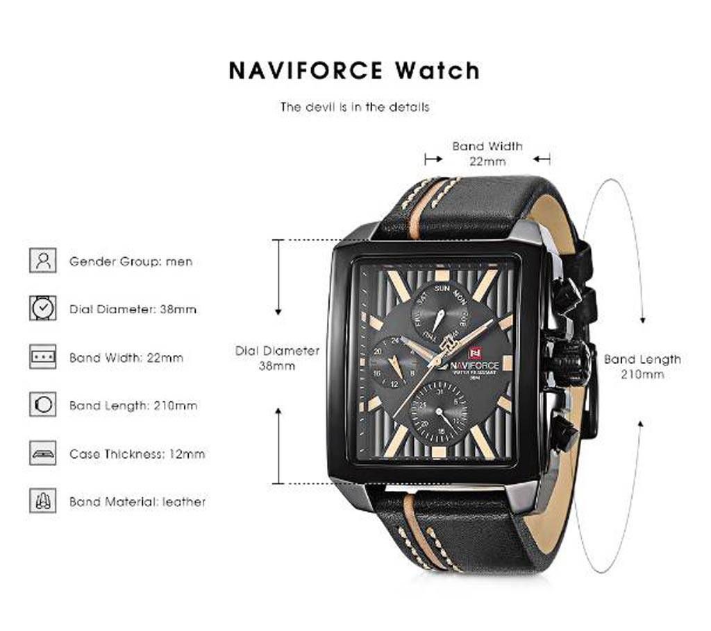 Naviforce NF-9111 Chronograph men's watch