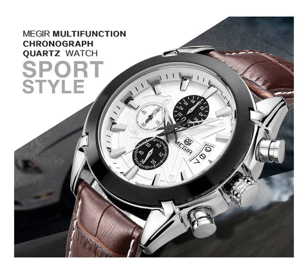 MEGIR Men Quartz Sports Watch