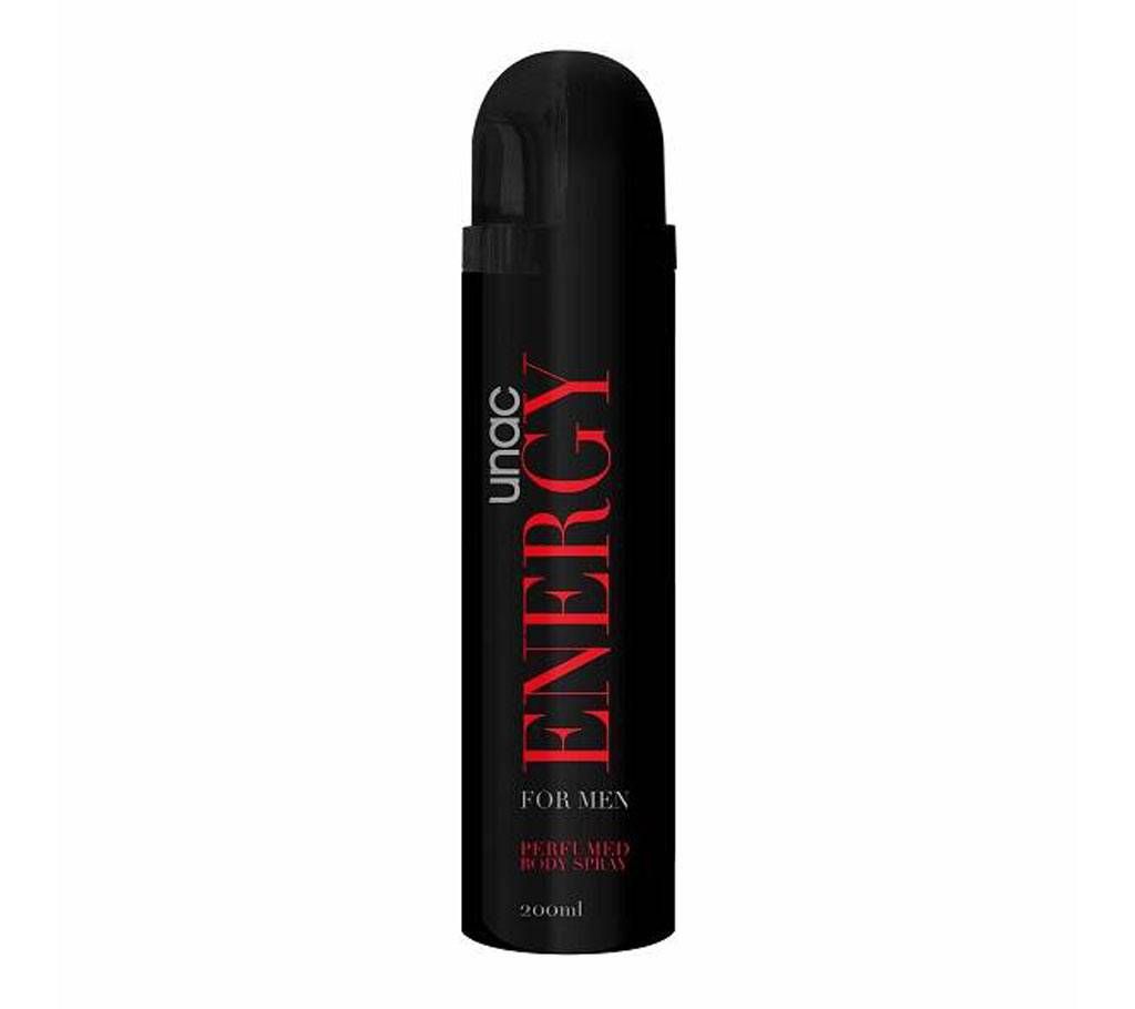 UNAC Energy Gents Body Spray 200ml Turkey
