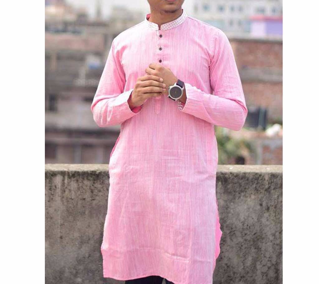 Gents Semi Long Cotton Panjabi