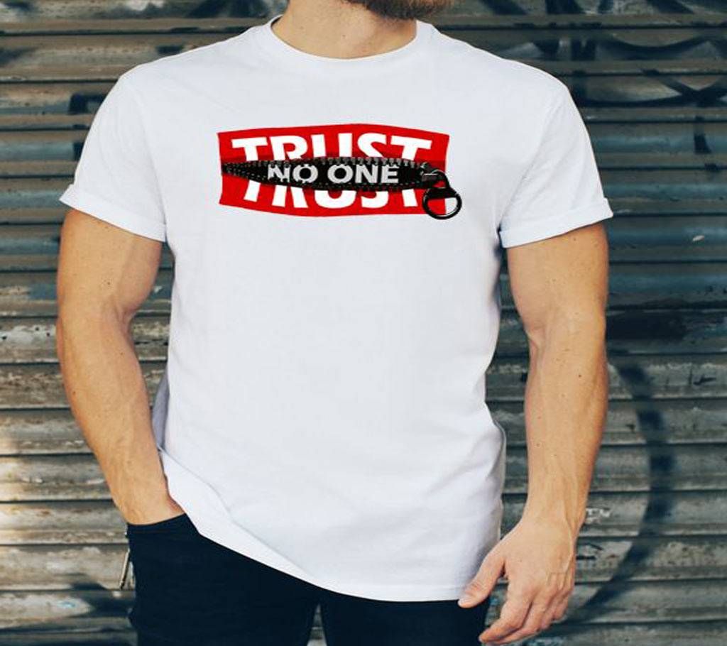Trust Gents Half Sleeve Cotton T-shirt