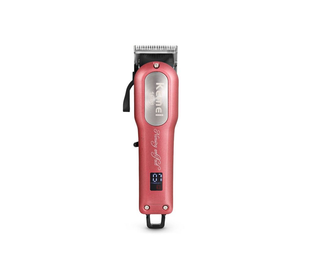 Kemei KM-1031 Cordless Hair Clipper Hair Beard Trimmer Powerful Hair Shaving Machine Hair Cutting Razor Barber With 4 Guide Comb By Shaver Shop