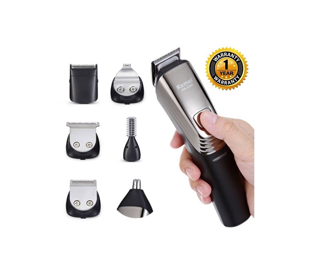 Kemei KM-5900 Powerful Hair Trimmer Titanium Clipper Rechargeable