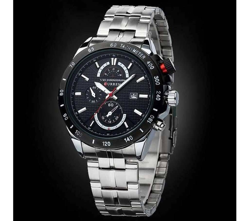 Brand CURREN 8148 3ATM Waterproof Sport Watches Mens Analog Quartz Calendar Casual Dress Bracelet Watch