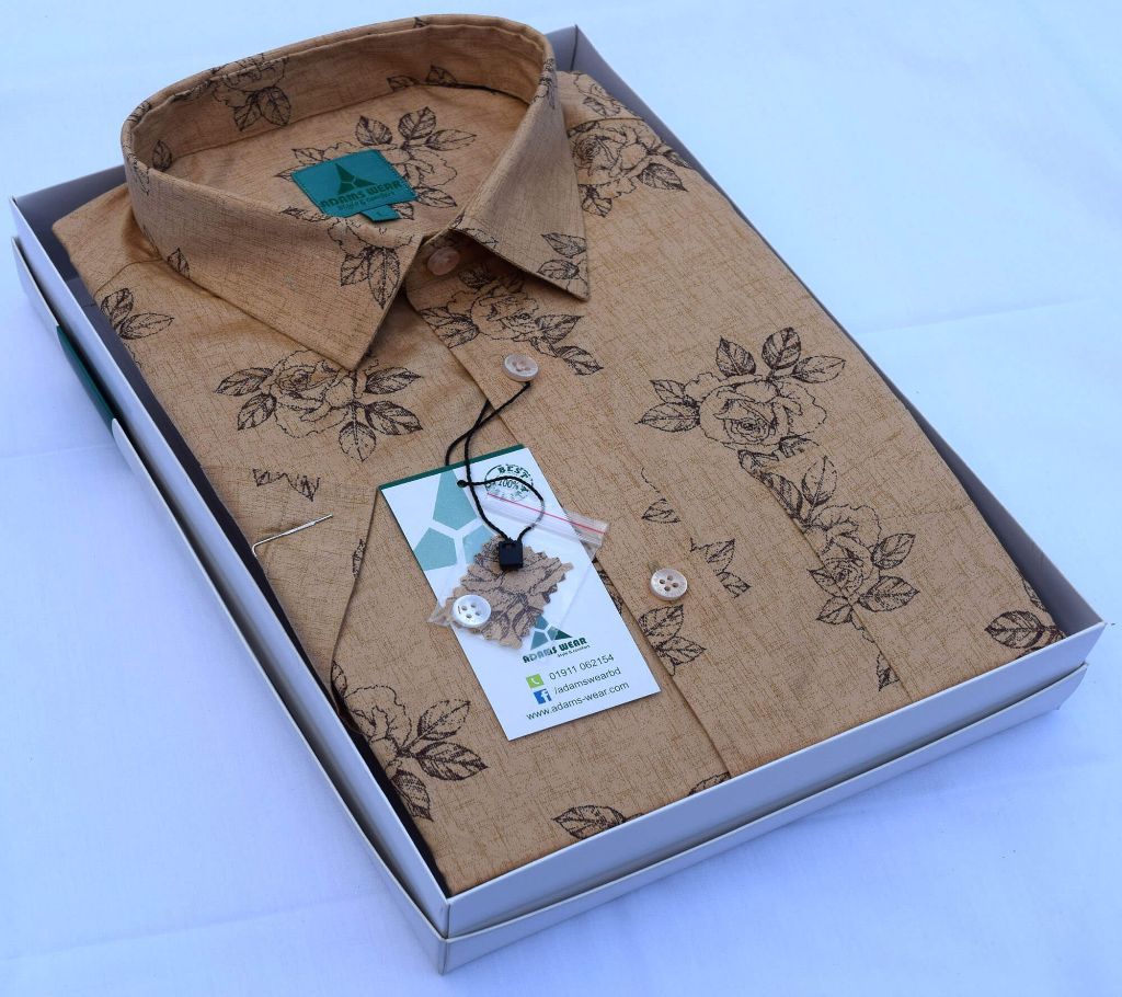 Indian Giza Half Sleeve Cotton Shirt