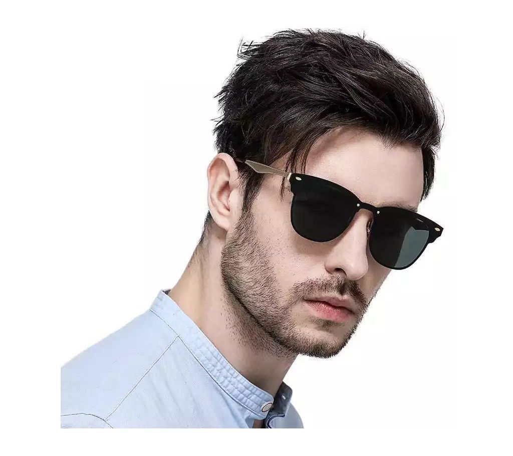 Black Trendy Sunglasses for Men with Box