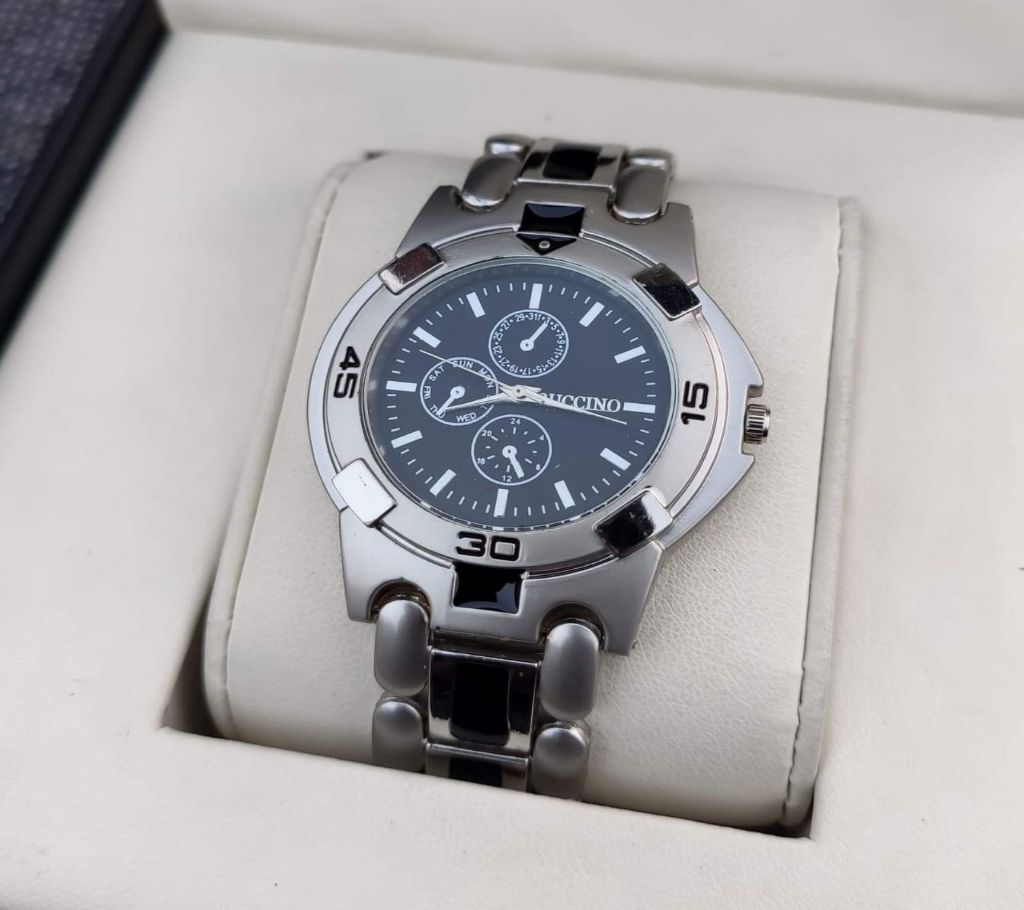 Mens Wrist Watch Silver