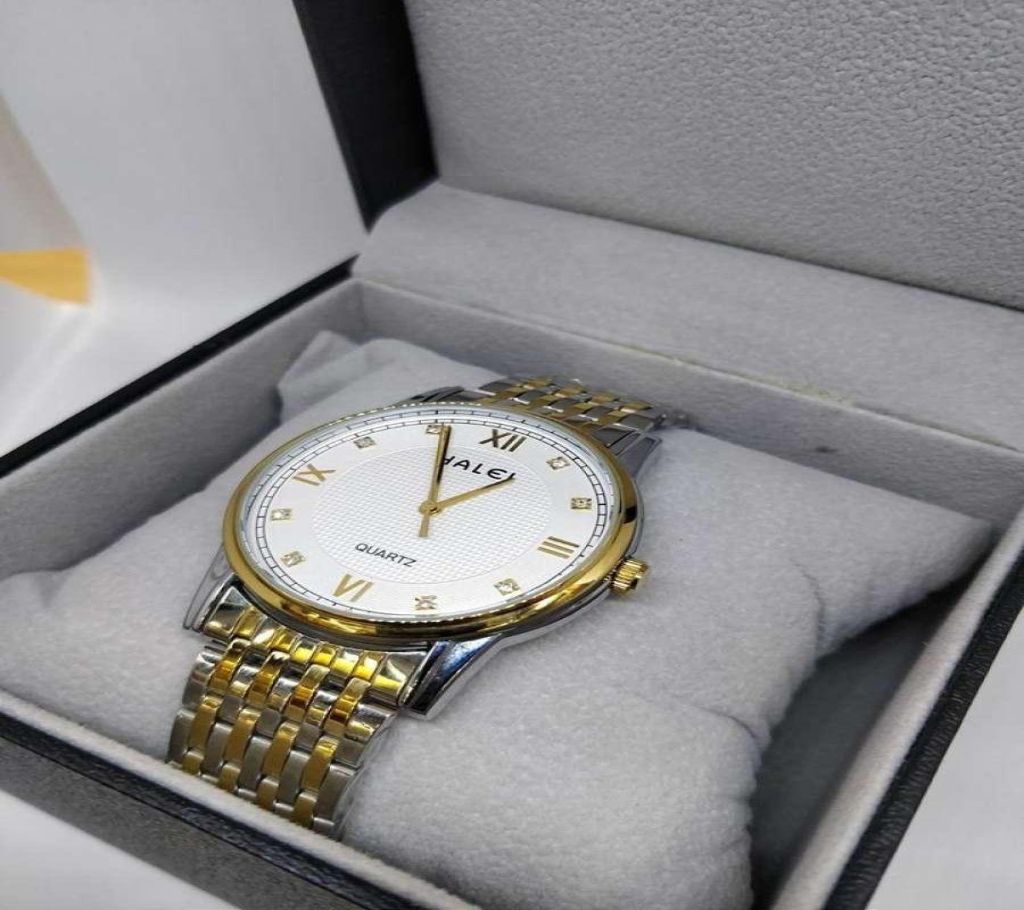 Luxury Stainless Steel Analog Watch for Men