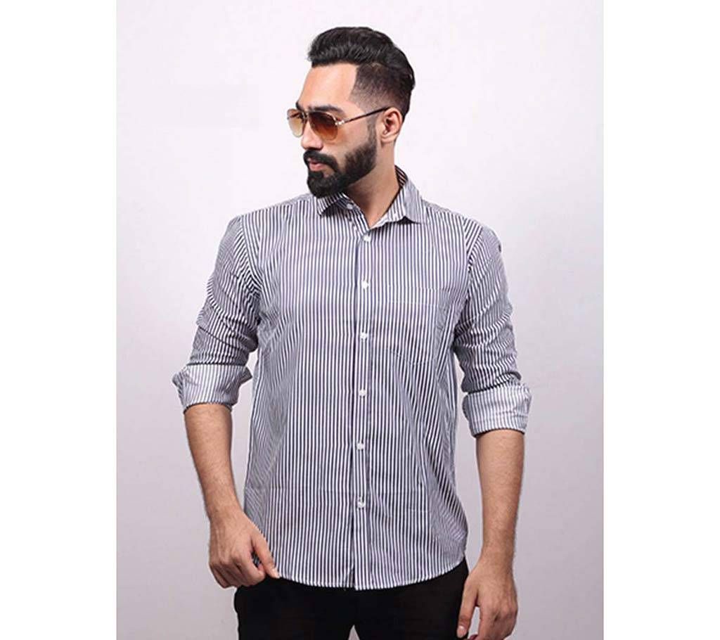 Men's Strip Formal Shirt