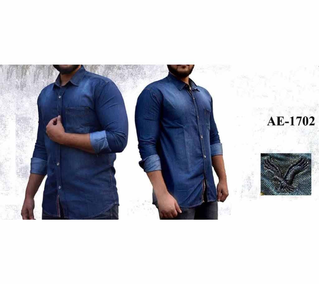 American Eagle Casual Full Sleeve Denim Shirt - Copy