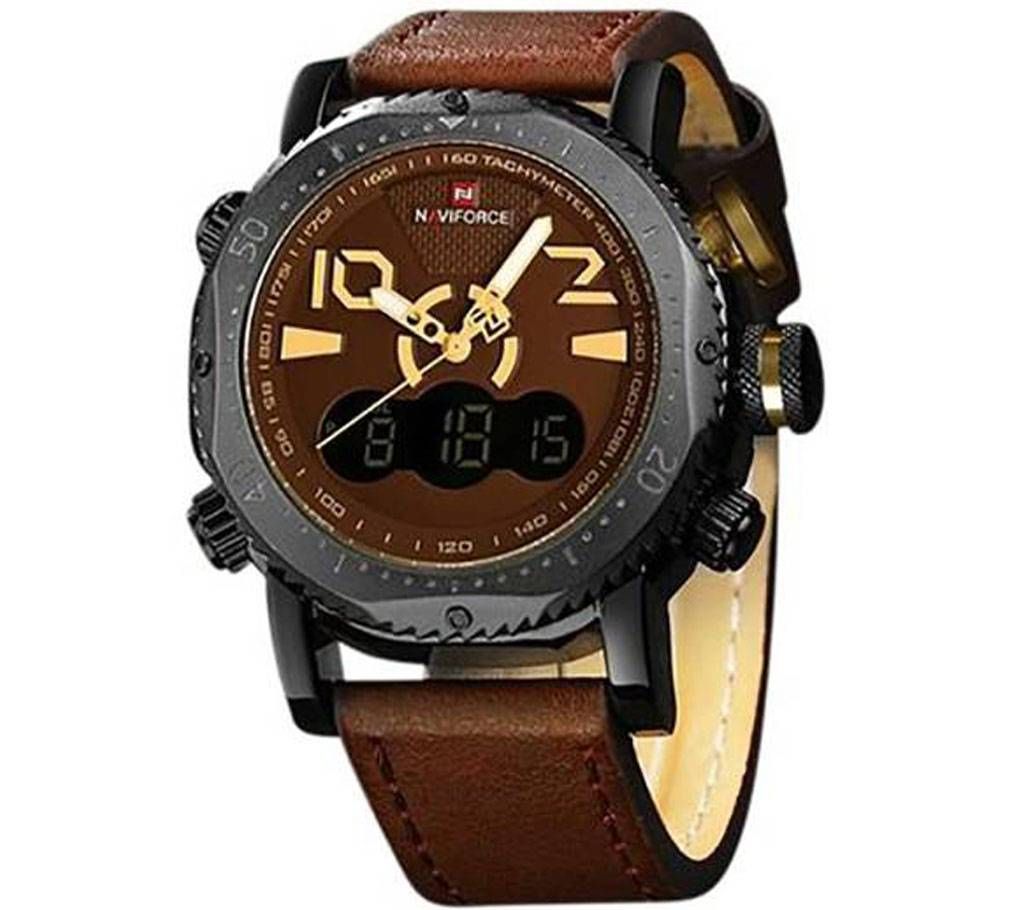 NaviForce MW03 PU Leather Wrist Watch For Men