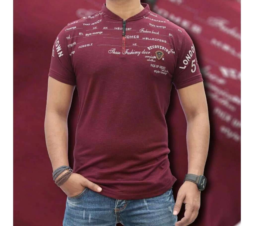 Coffee Color China polo Shirt