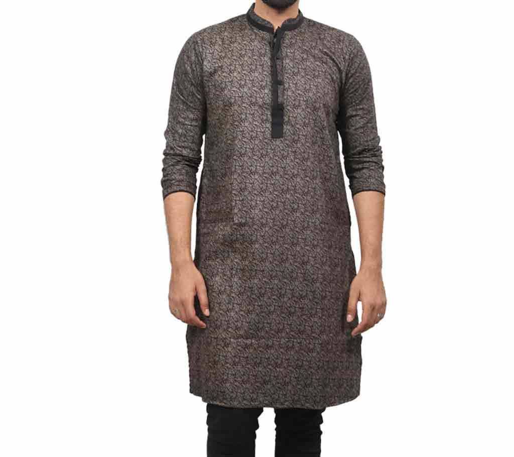 Multi-Color Semi Long Cotton Punjabi