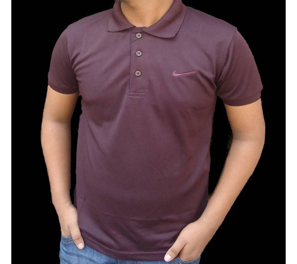 Menz Half Sleeve Polo Shirt - Maroon 