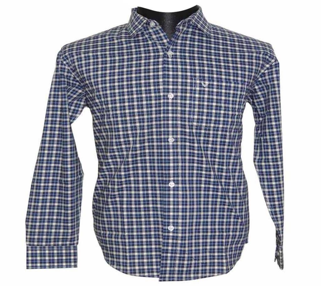 Blue Gingham Check Shirt