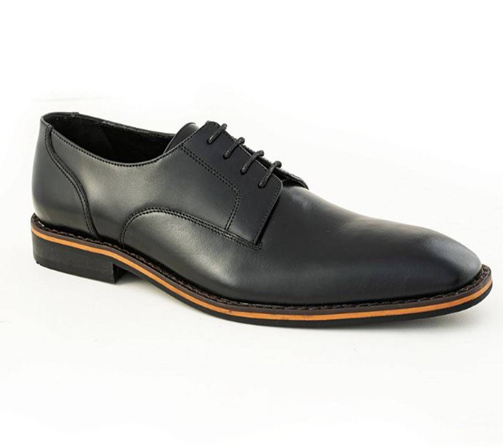 OXFORD PLAIN TOE BLACK SHOE