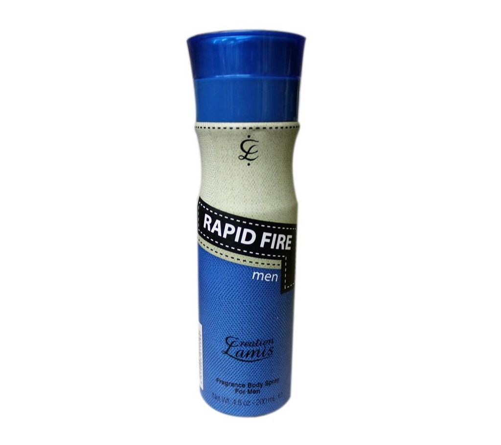 Rapid Fire Gents Body Spray 200ml UAE