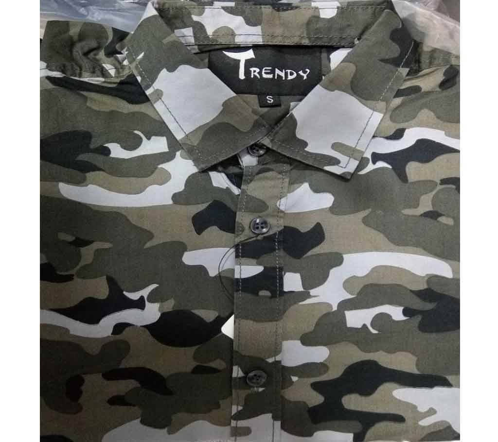 Full Sleeve Army Shirt For Men 