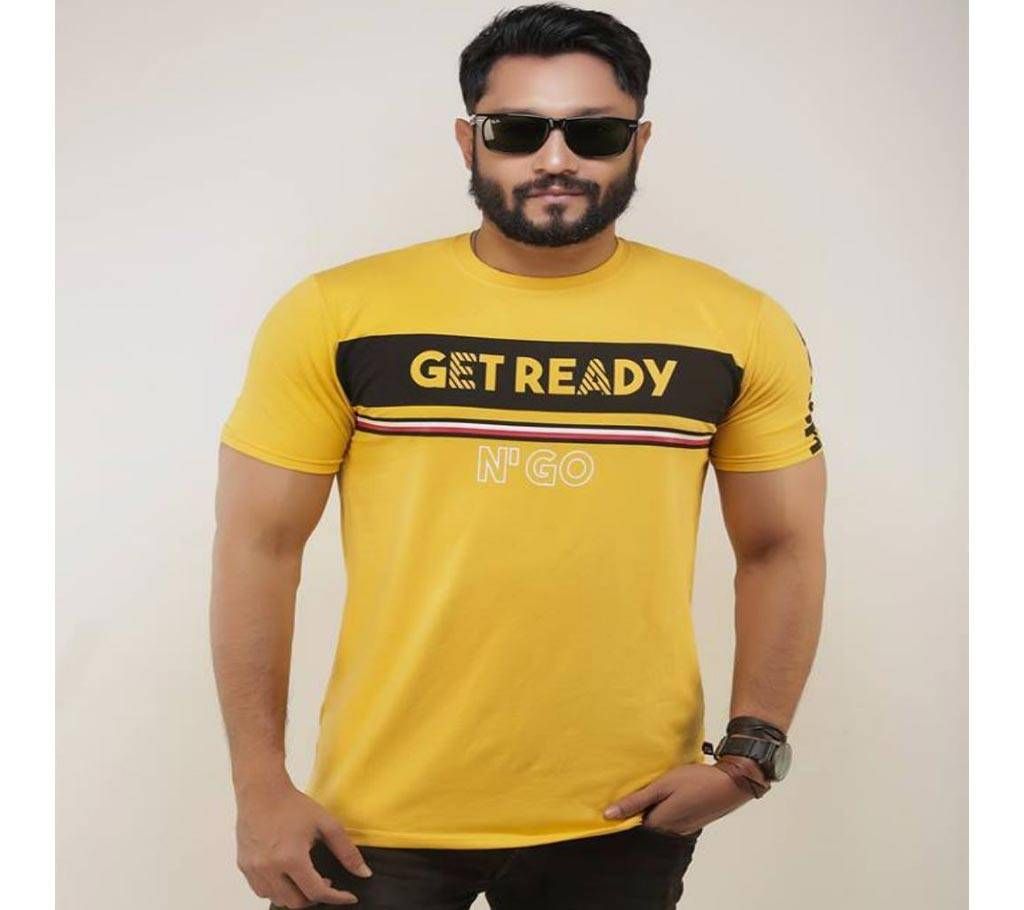 Get Ready Gents Half Sleeve Cotton T Shirt 