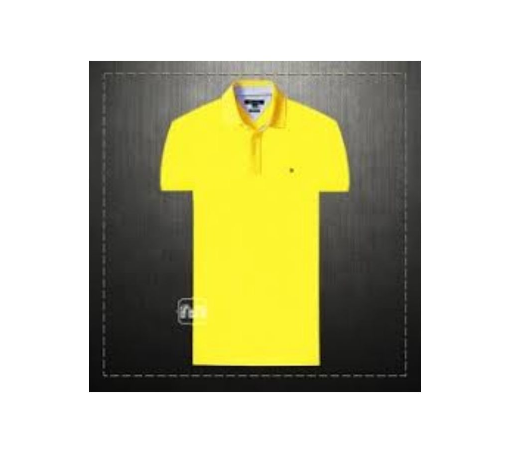 Yellow Tommy Hilfiger Core Tommy Regular Polo T-Shat